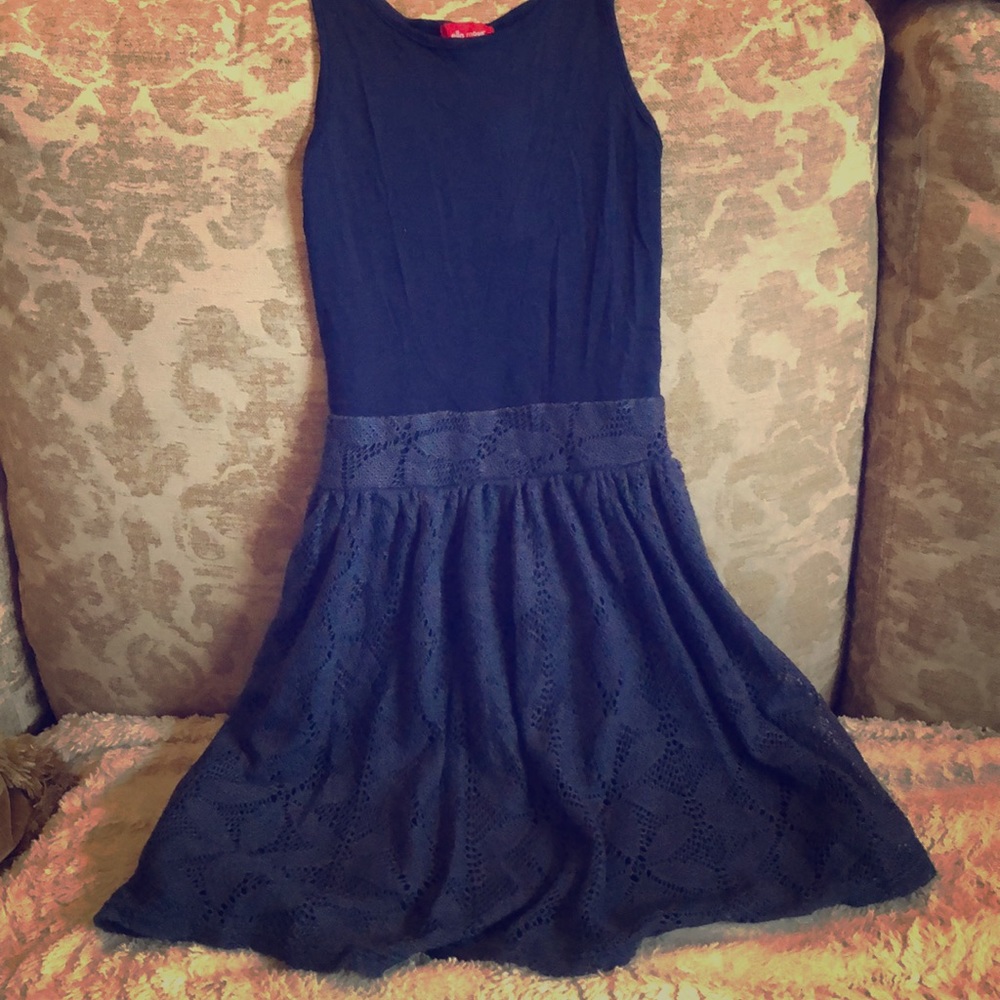Ella Moss Little Girl Navy Dress